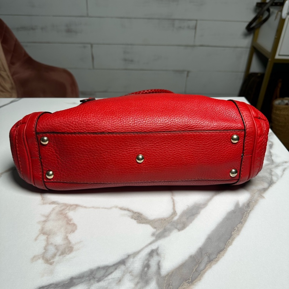 SOLD ❌ Gucci Red Leather 2 Way Bag - Picture 11 of 15